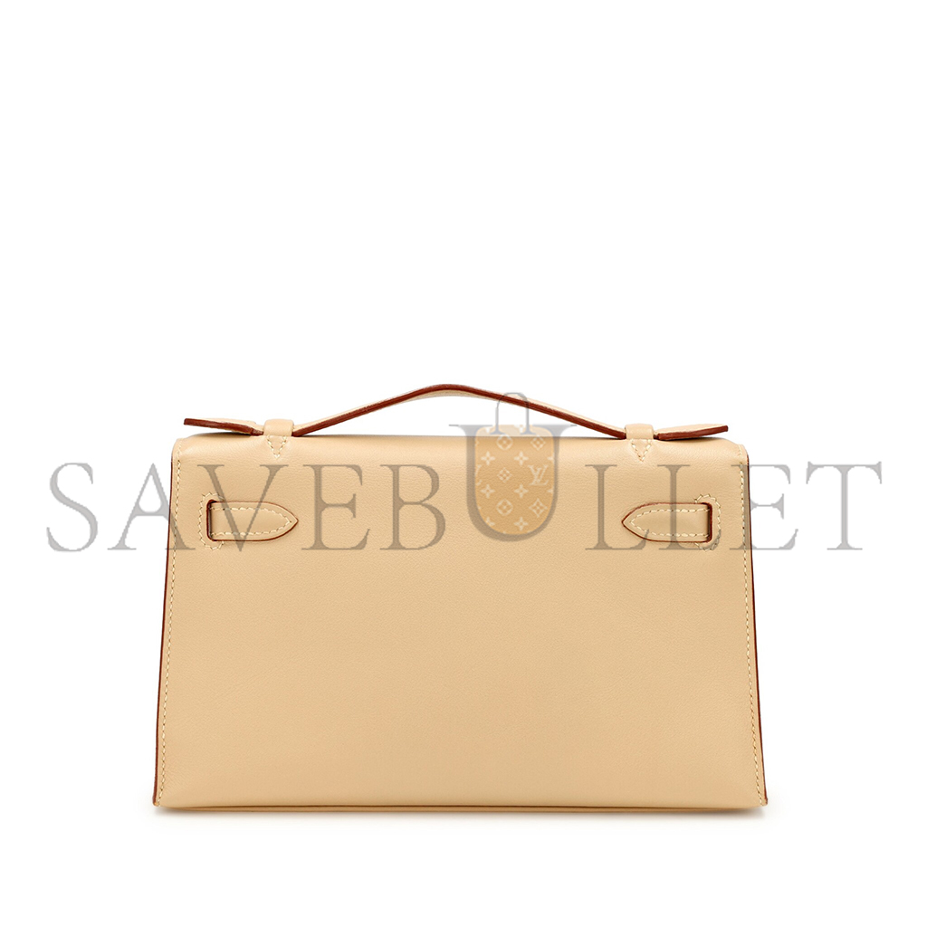 H**mes master parchemin swift kelly pochette palladium hardware (22*14*7cm)